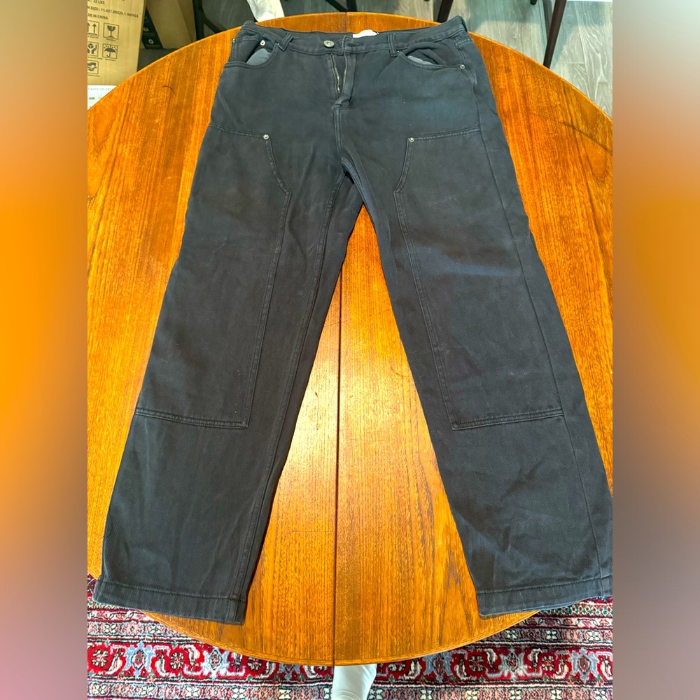 Black Painters Pants